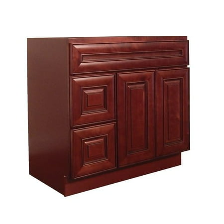 Ngy Stone Cabinet Maple 36 Single Bathroom Vanity Base Only Ngy Stone Cabinet Maple 36 Single Bathroom Vanity Base Only