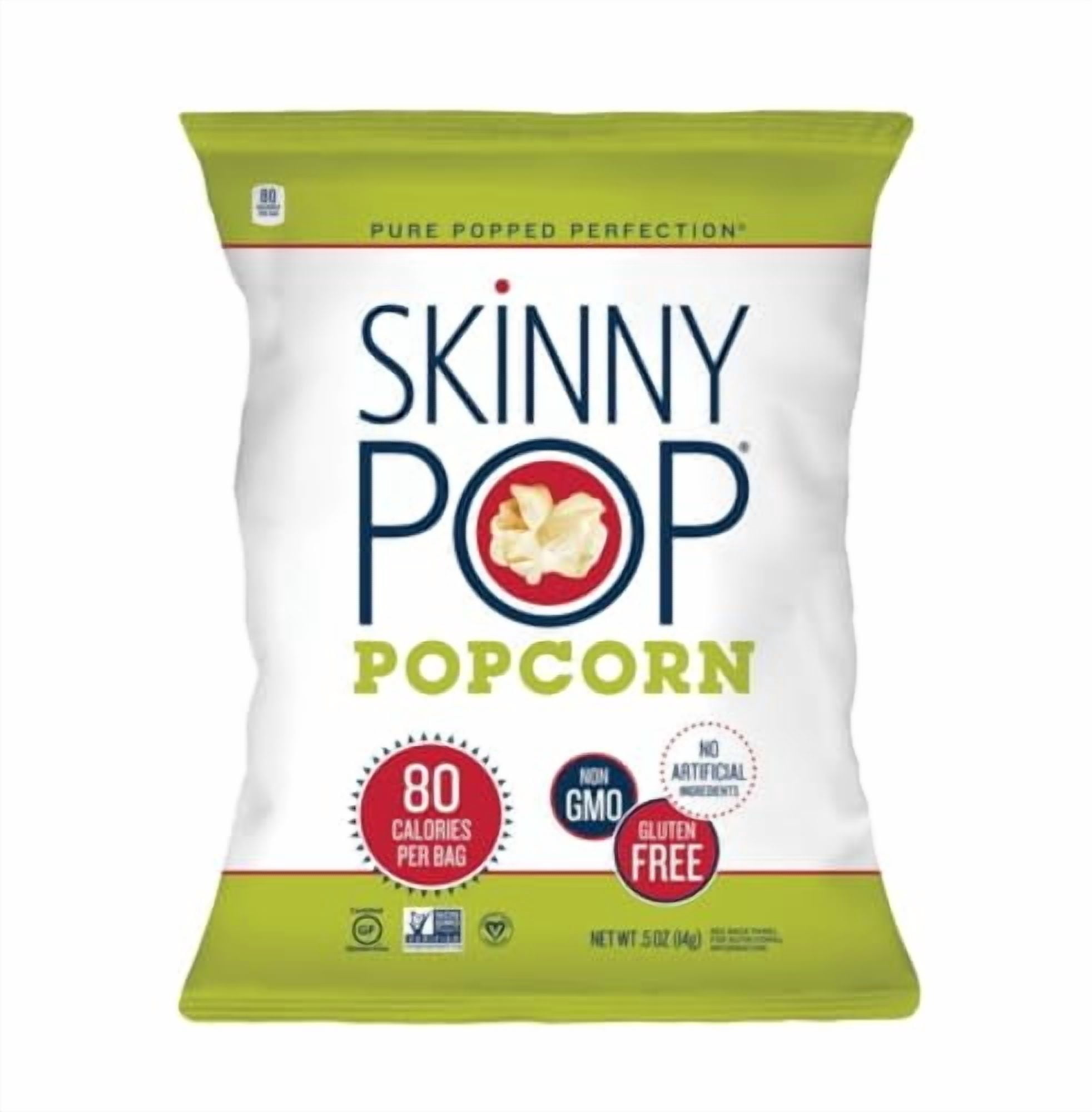 Bulk Popcorn, Skinny Popcorn Individual Bags Variety Pack - 36 Packs of 3 Flavors