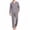 Pajama Set - Clear, variant on Samdudou Mens Pajamas Set Long Sleeve Button Down Sleepwear Classic Notch Collar Solid Two Piece Lounge Suit Pjs for Home Working Remote and Weekend Resting Time