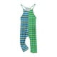 thumbnail image 4 of Odeerbi 5-14 Años Niñas Verano Mono Color Bloque Rayas Camisola Romper Primavera Casual Transpirable Cómodo Monos Correa Bib Pantalones Generales Traje de Juego, 4 of 8