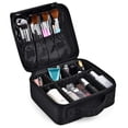 thumbnail image 4 of Cosmetic Bag, Portable Travel Make-Up Bag, Professional Make-Up Organizer Bag, Make-Up Storage, Cosmetic Box, Waterproof Artist's Make-Up Bag with Adjustable Dividers, 4 of 5