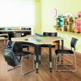 thumbnail image 2 of Regency Eris Stack Chair (20 pack)- Black/ Chrome, 2 of 6