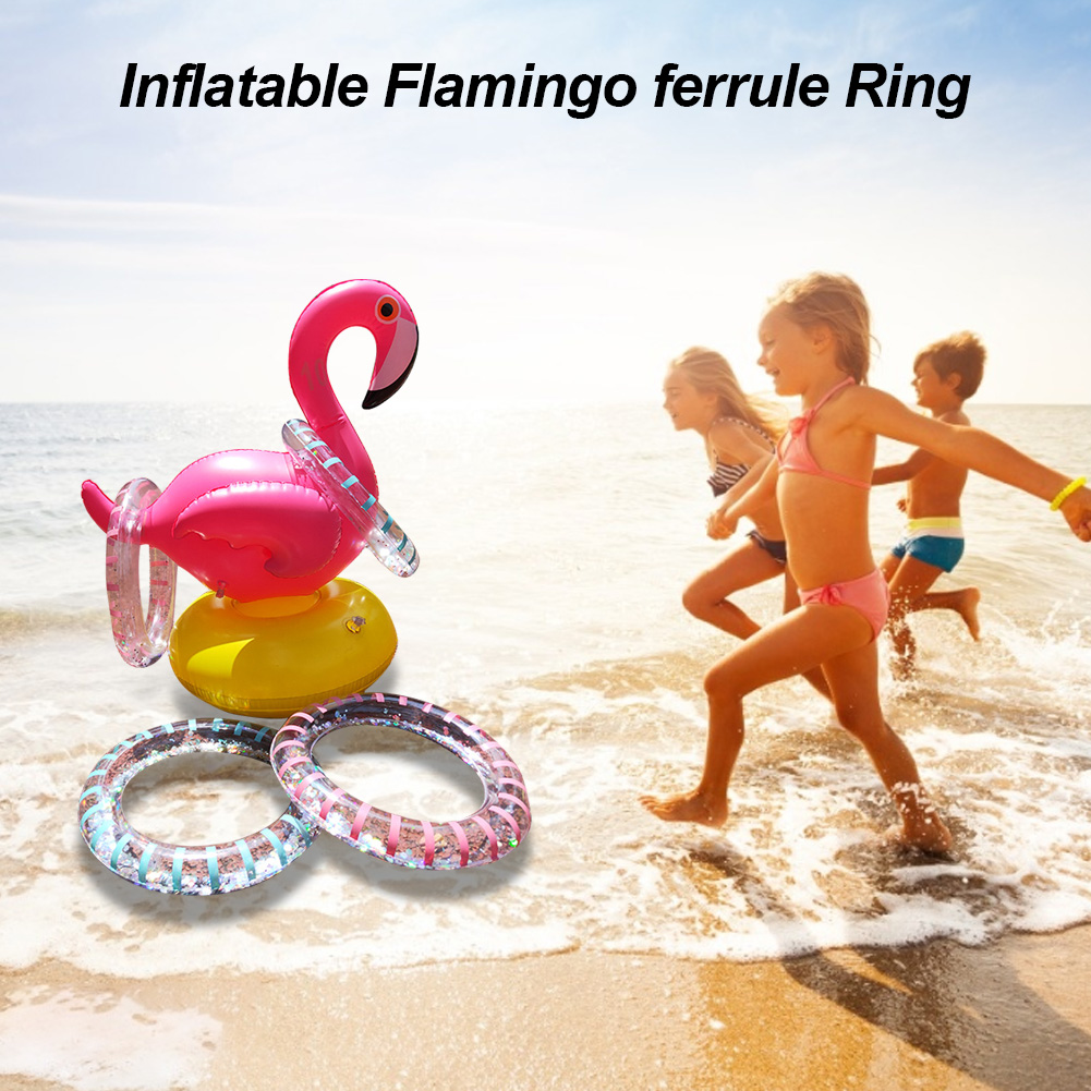 inflatable flamingo ring