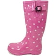 thumbnail image 2 of Women's Rain Boots Waterpoof Rubber Mid Calf Colors Wellie Snow Rainboot, 2 of 4