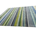 thumbnail image 5 of EORC FLX02GN10X14 Hand-Knotted Wool Knotted Striped Rug, 10' x 14', Green Area Rug, 5 of 5