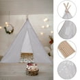 thumbnail image 4 of Kids Teepee Tent, Teepee Tent, Foldable Children Tent with Window, Kids Play Tent for Outdoor & Indoor, 4 of 8