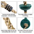 thumbnail image 2 of Climbing Rope with Platforms and Disc Swing Seat Set Playground Accessories Including Bonus Hanging Strap & Carabiner, 2 of 5