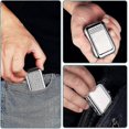 thumbnail image 3 of Smell Proof Pocket Ashtray,(Black) Portable Ashtray, Car Ashtray,Mini Stainless Steel Ashtray,Mini Ashtray for Outdoor Use, Cigarette Ashtray with Key, 3 of 5