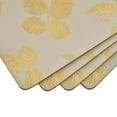 thumbnail image 4 of Portmeirion Etched Leaves - Placemat Set of 4 Light Grey, 4 of 7