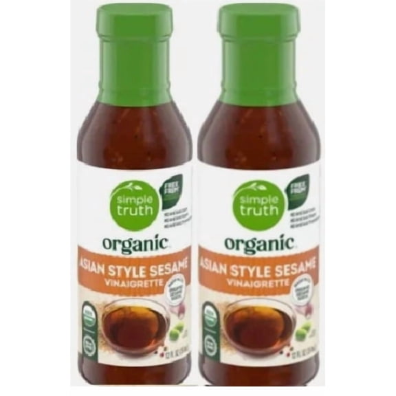 Asian Style Sesame Vinaigrette Salad Dressing, 2 Bottles, 12 oz