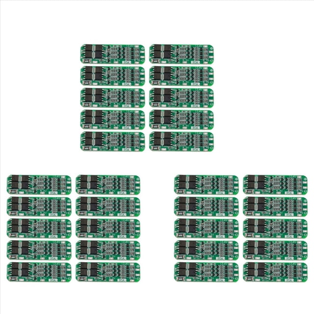 30 Uds 3S 20A BMS 18650 Módulo de Cargador de Batería de Iones de Litio Placa de Protección BMS PCB 11,1 V 12V 12,6 V Módulo