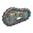 thumbnail image 3 of Vogacara Fingertip Toys Gyro Sprocket Flywheel Fingertip Metal Toy Gear Chain Roadbike Flywheel Fingertip Toys Juguetes Engranaje de acero inoxidable dorado Vogacara FN000339-02B, 3 of 6