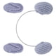 thumbnail image 2 of Zapatilla para bebé, conjunto de auriculares, accesorios de fotografía, accesorios de fotografía de lana tejida para recién nacidos, gris, 2 of 5