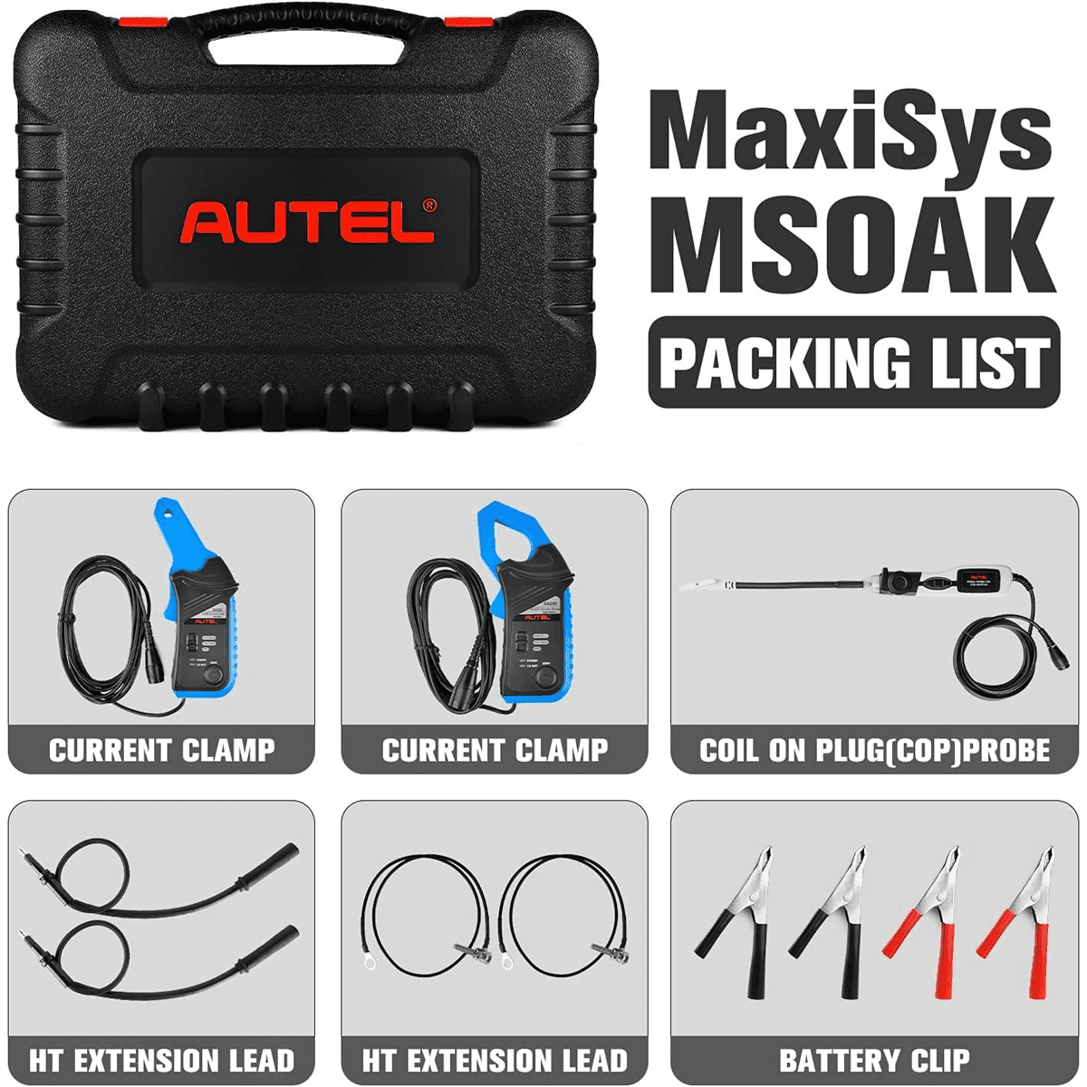Autel MSOAK Oscilloscope Accessory Kit for VCMI, Ultra, MS919 & MP408