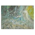 thumbnail image 2 of Addison Rugs Chantille Indoor/Outdoor Contemporary Abstract Teal Washable Rectangle Rug, 1'8" x 2'6", 2 of 6