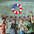 thumbnail image 4 of Fwttom 4Th of July Decorations, Independence Day Wreath Patriotic Wreath Front Door Wreath Door Hanging Independence Day Decorations Flag Wreath, 4 of 5