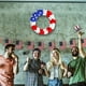 thumbnail image 4 of Independence Day Wreath Patriotic Wreath Front Door Wreath Door Hanging Independence Day Decorations Flag Wreath, 4 of 5