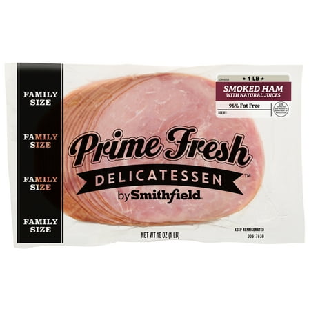 Smithfield Prime Fresh Smoked Ham Lunch Meat, 16 oz