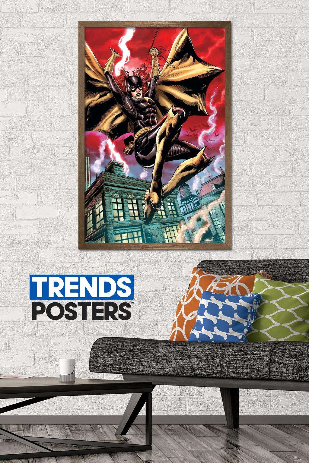 DC Comics - Batgirl - Action Wall Poster, 22.375" x 34", Framed