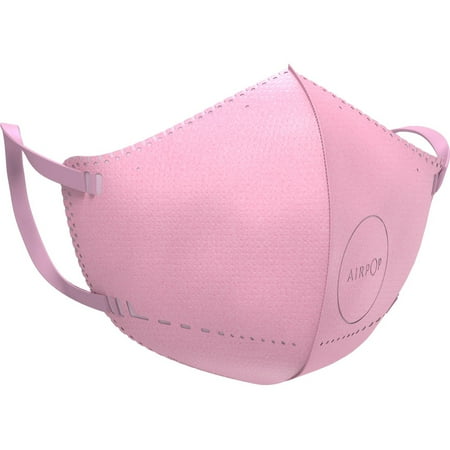 Airpop Kids Reusable Washable Face Mask, 4-Layer Face Coverings, Contoured Fit, Lightweight Design, Kids Face Masks (4 Pack) - Pink