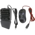 One Hand Gaming Keyboard Mouse Combo, Bluetooth 4 In 1 Mobile Game