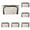 White*5, variant on Pencil Case High Capacity Bag Special Pencil Case Aesthetic Pen Case Cute Aesthetic Design Holder Box Organizer Smooth Zipper
