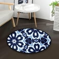 thumbnail image 2 of SKYSONIC Round Area Rug Chair Couch Cover Area Rug for Bedroom Floor Sofa Living Room Non-Slip Home Decor 3 x 3 Feet, 2 of 5