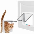 thumbnail image 1 of Cat Flap - Unspecified - XL - 4 Way - ABS Plastic - 28 x 25 x 5.5 cm, 1 of 1