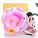 thumbnail image 4 of Flotador de piscina para bebé con asiento de seguridad, volante, anillo de natación inflable de dibujos animados, ayuda para entrenamiento de natación para niños de 2 a 6 años, 4 of 5
