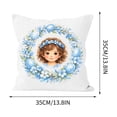 thumbnail image 1 of CaiYueKe Easter Throw Pillow Cushion Cover Decorative Holiday Home Decor Soft Plush Accent Pillow for Kids Room Sofa Bed Living Nursery Decorations Gift Ideas Basket Stuffer Spring Seasonal Decor, 1 of 6