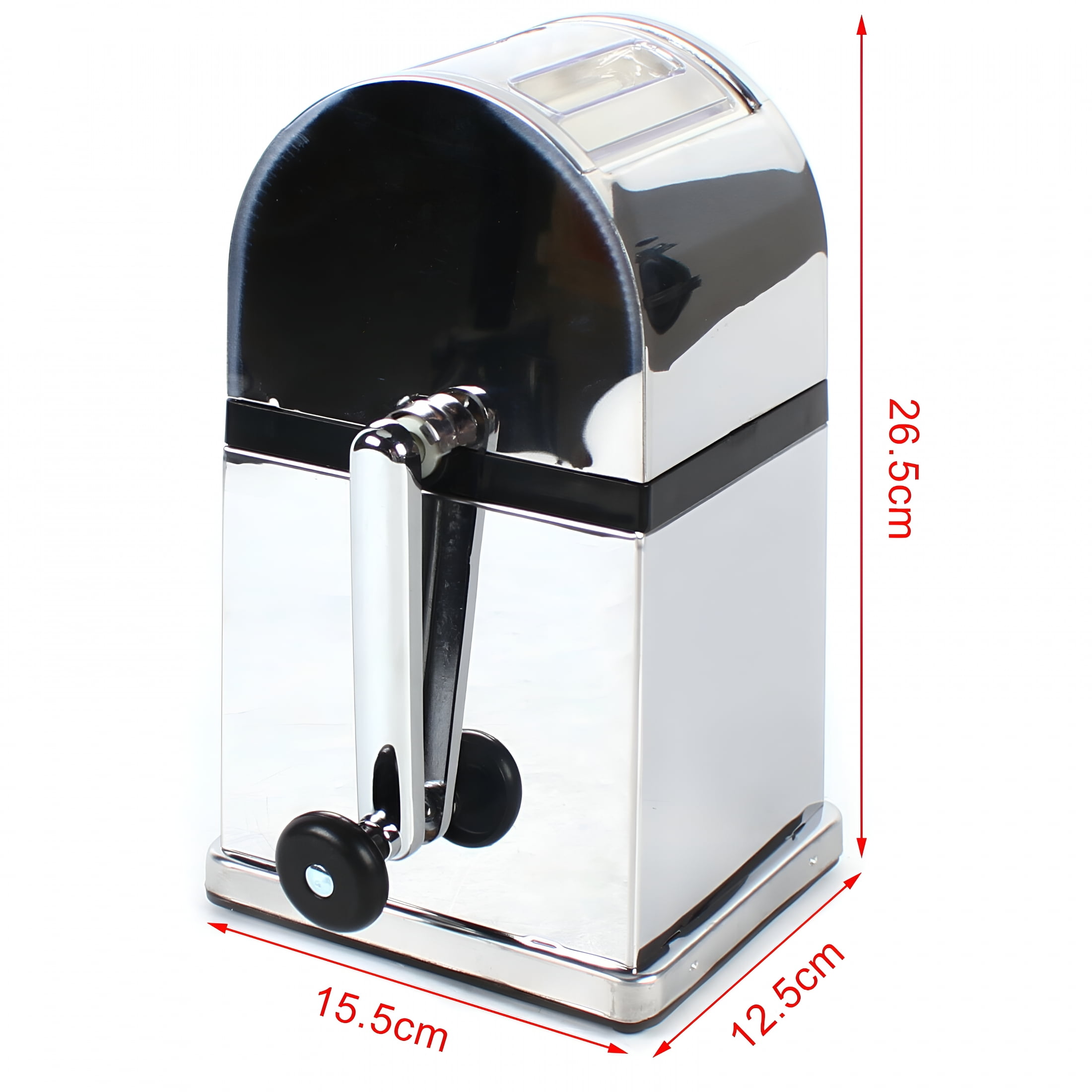 ZEPARO Commercial Stainless Steel Ice Crusher Shaver Machine Durable Crushed Ice Maker