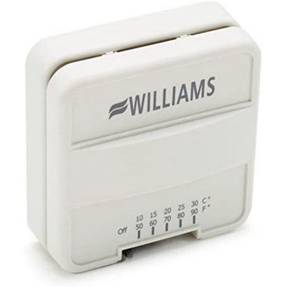 New Williams Comfort Products P322016 MV Wall Thermostat - Smart Home Temperature Control Large