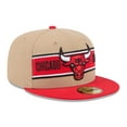 thumbnail image 3 of Men's New Era Tan/Red Chicago Bulls 2024 NBA Draft 59FIFTY Fitted Hat, 3 of 6
