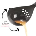 thumbnail image 2 of Starfrit Gourmet STEEL, Nylon Ladle, Stainless Steel Handle, Integrated Skimmer, Pouring Spout, Black, 2 of 5
