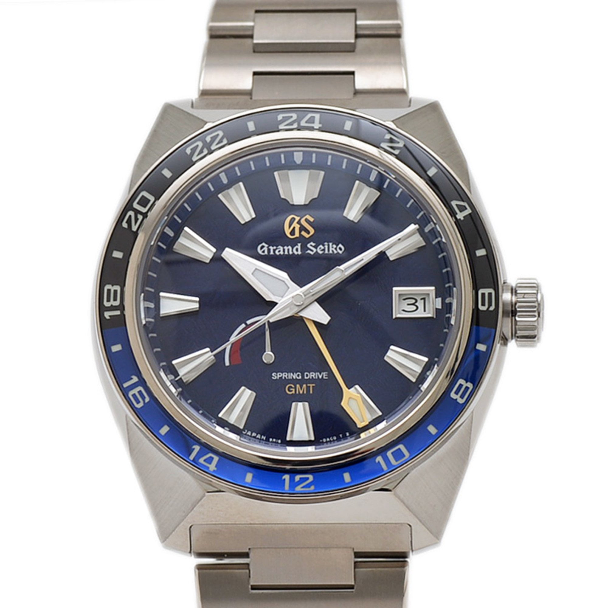 Pre-Owned Grand Seiko Sports Collection GMT Spring Drive Blue SBGE309