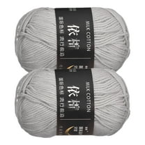 Uxcell Acrylic Yarn Skeins Soft Crochet Yarns for Knitting and Crocheting Craft Project Grey