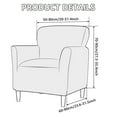 thumbnail image 2 of Zrodlmo 1-Piece Stretch Sofa Cover Armchair Slipcover Non Slip Couch Cover Furniture Protector, Gray, 2 of 10