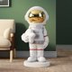 thumbnail image 2 of Estatua de astronauta coleccionable, artesanía, juguetes educativos preescolares, astronauta Blanco, 2 of 9