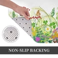 thumbnail image 6 of Sikiie Plants and Insects Print Flannel Anti-slip Floor Mat 16x24in, Thickened Dustproof Entrance Door Mat Floor Mat for Kitchen, Bathroom, Laundry Room, 6 of 7