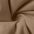 thumbnail image 7 of Women's Cropped Puffer Jacket Faux Fur Hood Full Zip Quilted Warm Winter Coat with Pockets Corduroy Style, 7 of 7