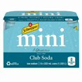 thumbnail image 1 of Schweppes Club Soda 6 x 222mL, Mini cans, 6x222mL, 1 of 4