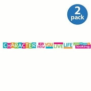 (2 pack) (2 Pack) Trend, TEP25202, Character It's How You Live Message Banner, 1 Each, Multicolor