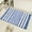 Blue, variant on sruoe Bath Mat Rugs, Bath Mats for Bathroom Floor, Extra Absorbent Quick Dry Bathroom Mats, Washable Bath Rugs and Mats, Bath Carpet for Shower, Polyester, Gray