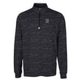 thumbnail image 2 of Men's Cutter & Buck Black Dartmouth Big Green Big & Tall Traverse Camo Print Stretch Quarter-Zip Pullover Top, 2 of 3