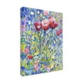 thumbnail image 2 of Tara Funk Grim 'Three Poppies in Garden' Canvas Art, 2 of 3