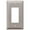 Brushed Nickel, variant on WALLPLT 1RCKR/GFCI PB (Pack of 1)