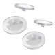 thumbnail image 4 of Clear Sticky Back Hooks for For hanging Pack of 100 Self Adhesive Hooks, 4 of 9