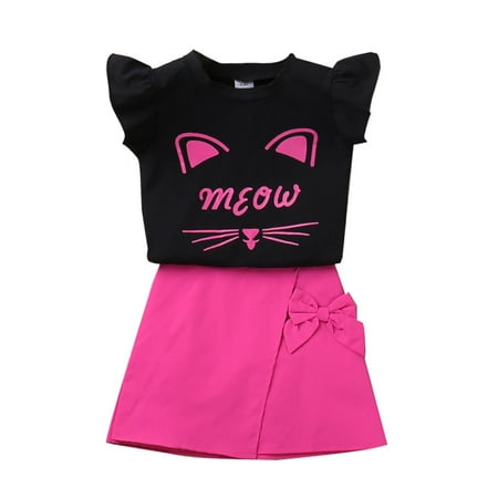 

Toddler Girls Outfits Printed 2 PCS Short Sleeve Tops Shorts Cotton Baby Spring Summer Cute Trendy Streetwear Home Wear Kids Clothes Suits