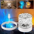 thumbnail image 4 of BotaniNest Dynamic Water Ripple Atmosphere Small Night Light Children's Bedroom Bedside Flame Lamp, 4 of 7