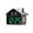 B, variant on School Supplies,House Shaped LED Alarm Clock Multifunction Electronic Clock with Night Light Digital Desk Clock for Bedroom Office Home Decor